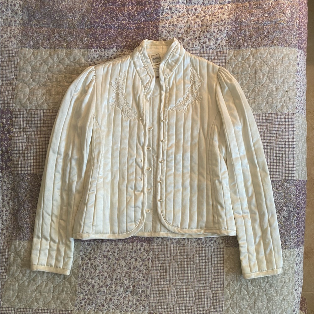 Vintage Gunne Sax Prairie Quilted Jacket